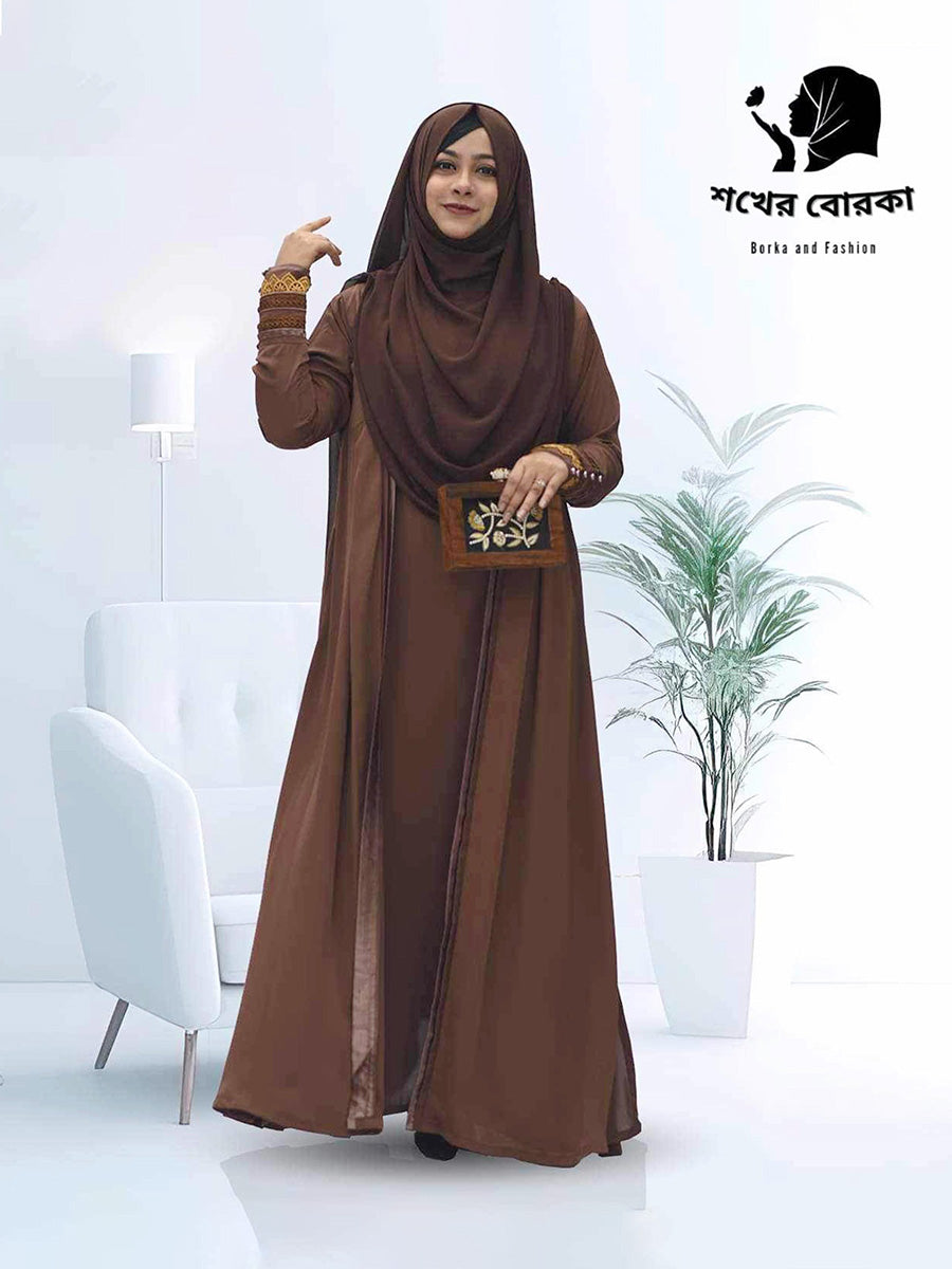 আফরিন  বোরকা ( Coffee Colour )