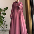 Floral Abaya ( Pink )