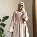 Floral Abaya ( Cream )