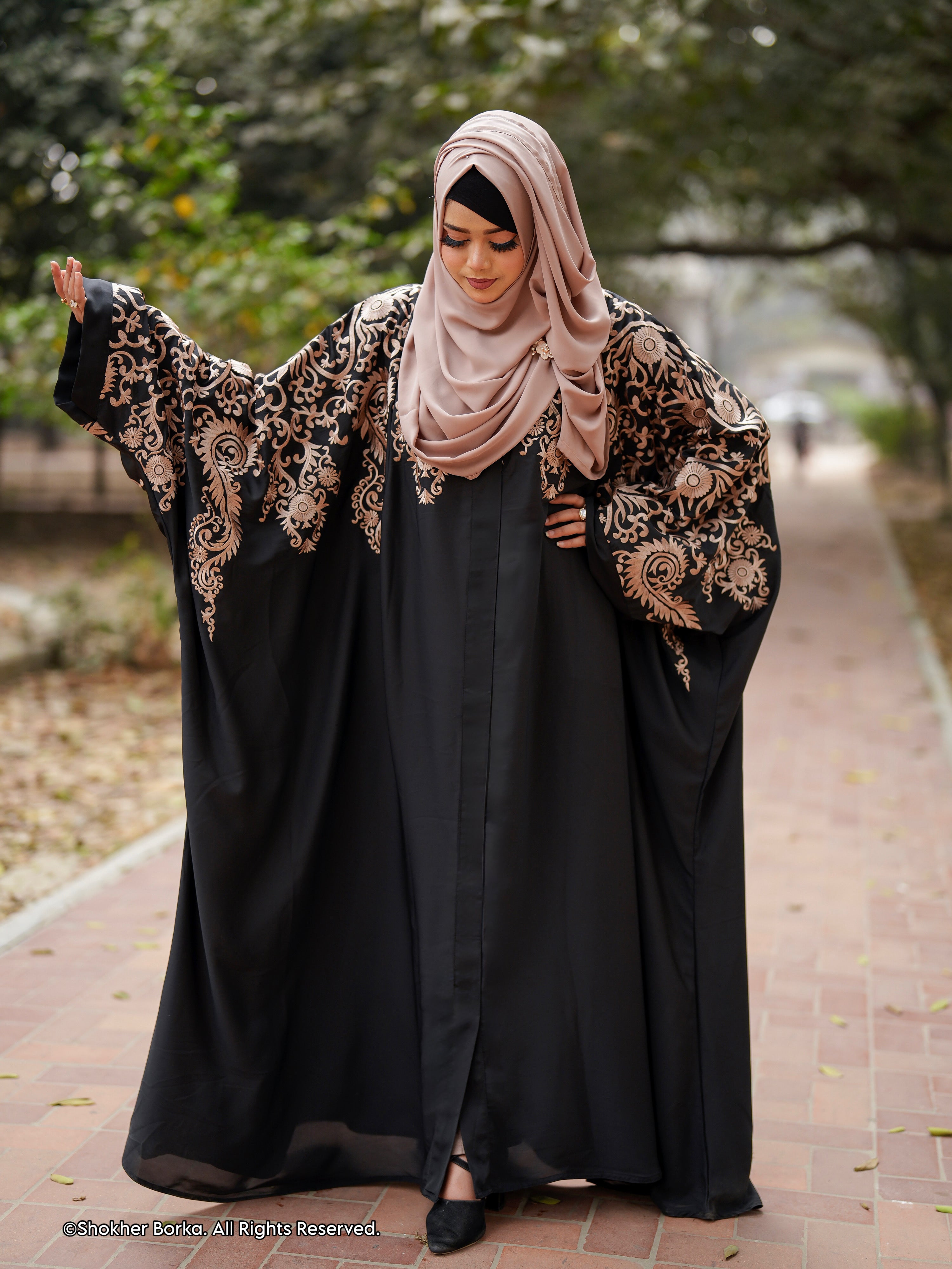 Farasha Embroidery Abaya