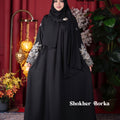 Dalia Embroidary Borka ( Black )