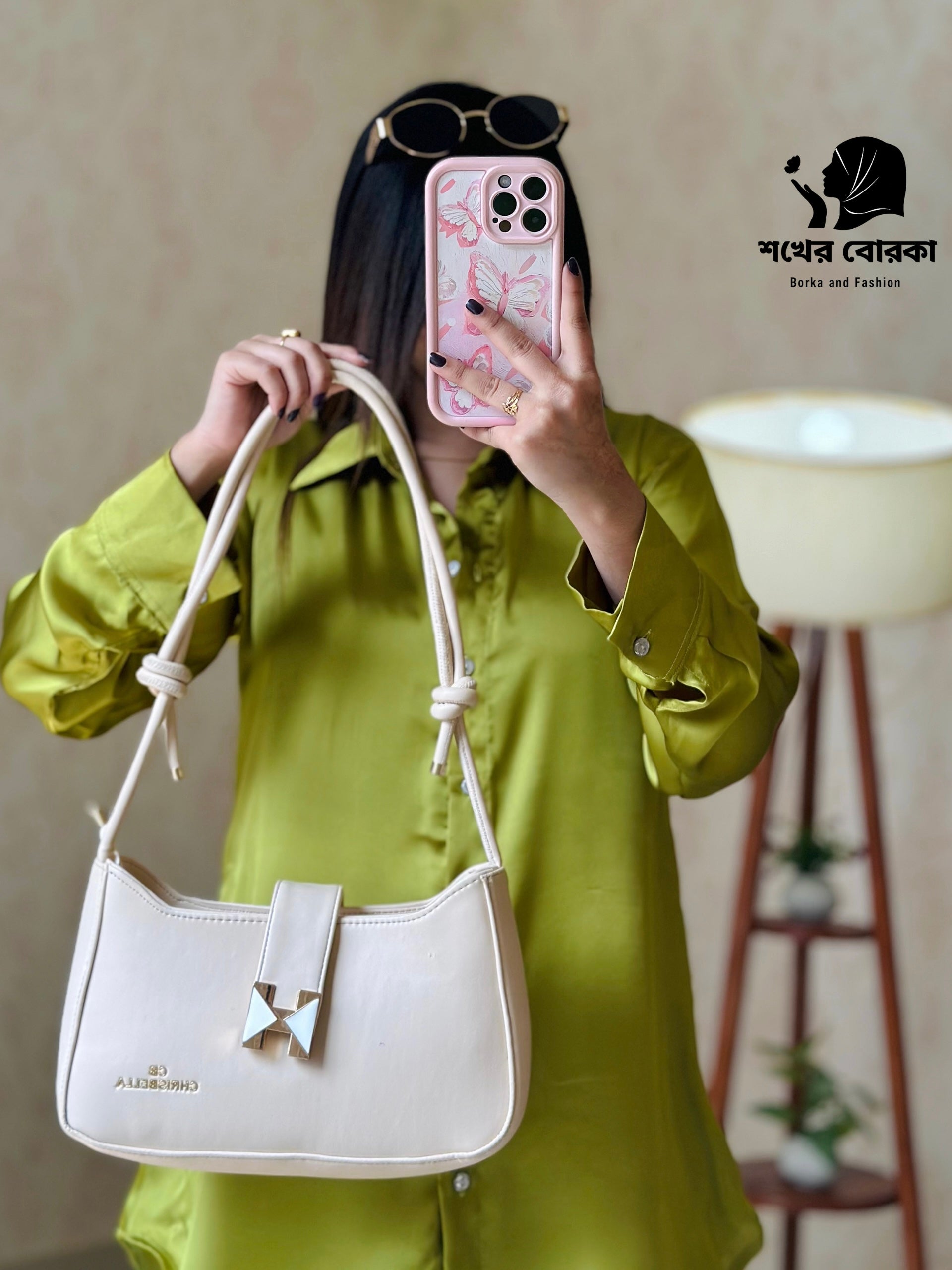 Classic Knot Bag (Off-White)