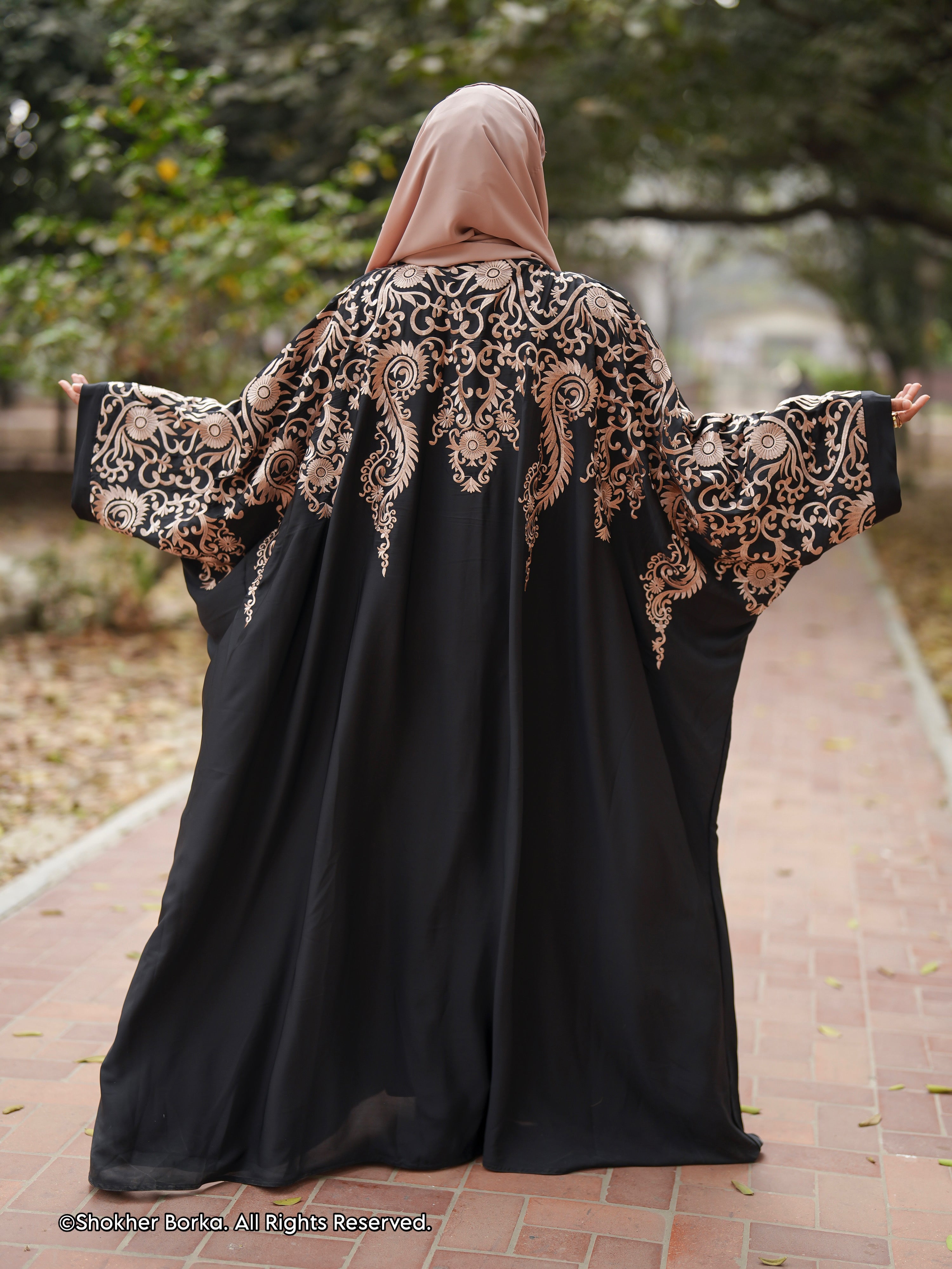 Farasha Embroidery Abaya