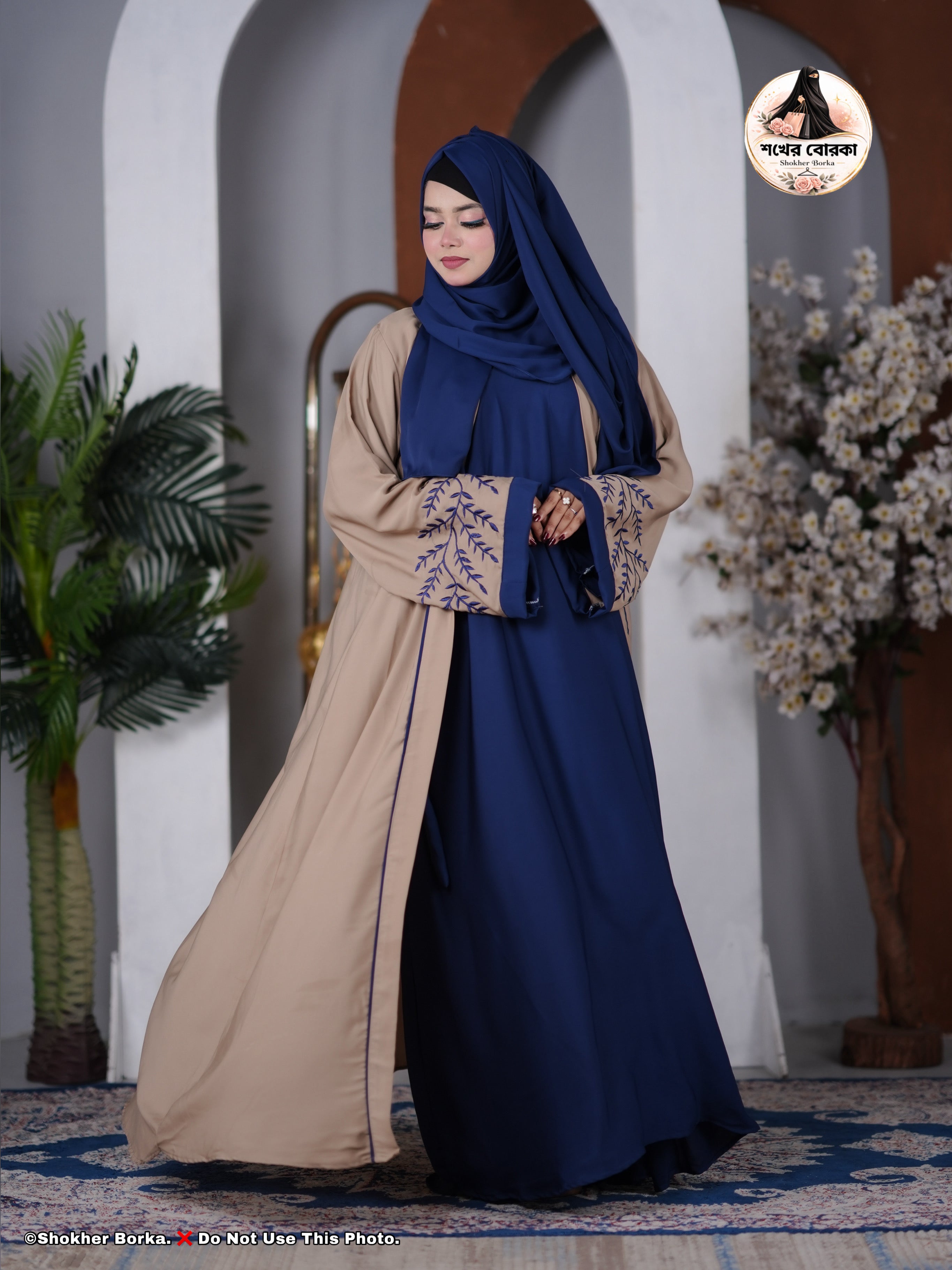 Kaspia Embroidary Koti ( Blue )