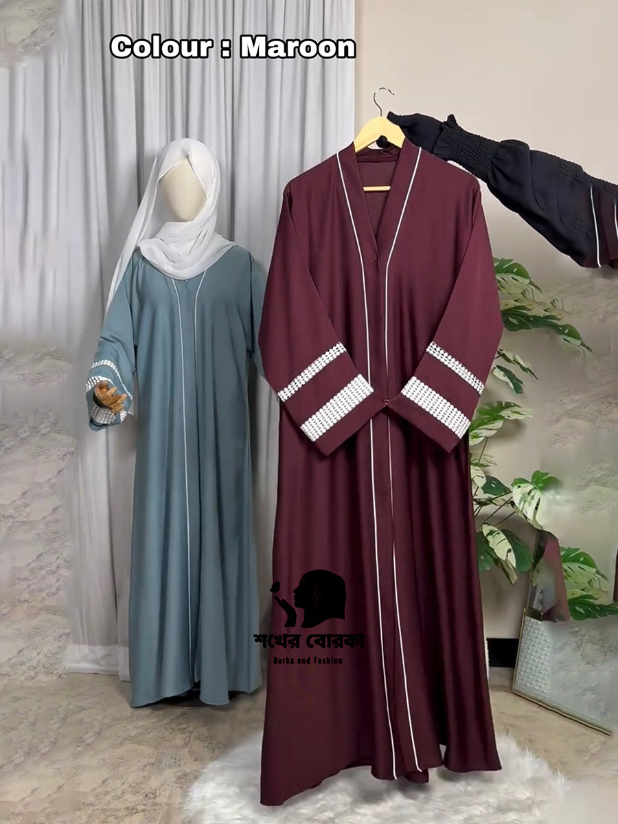 Haya Noor Abaya ( Maroon )