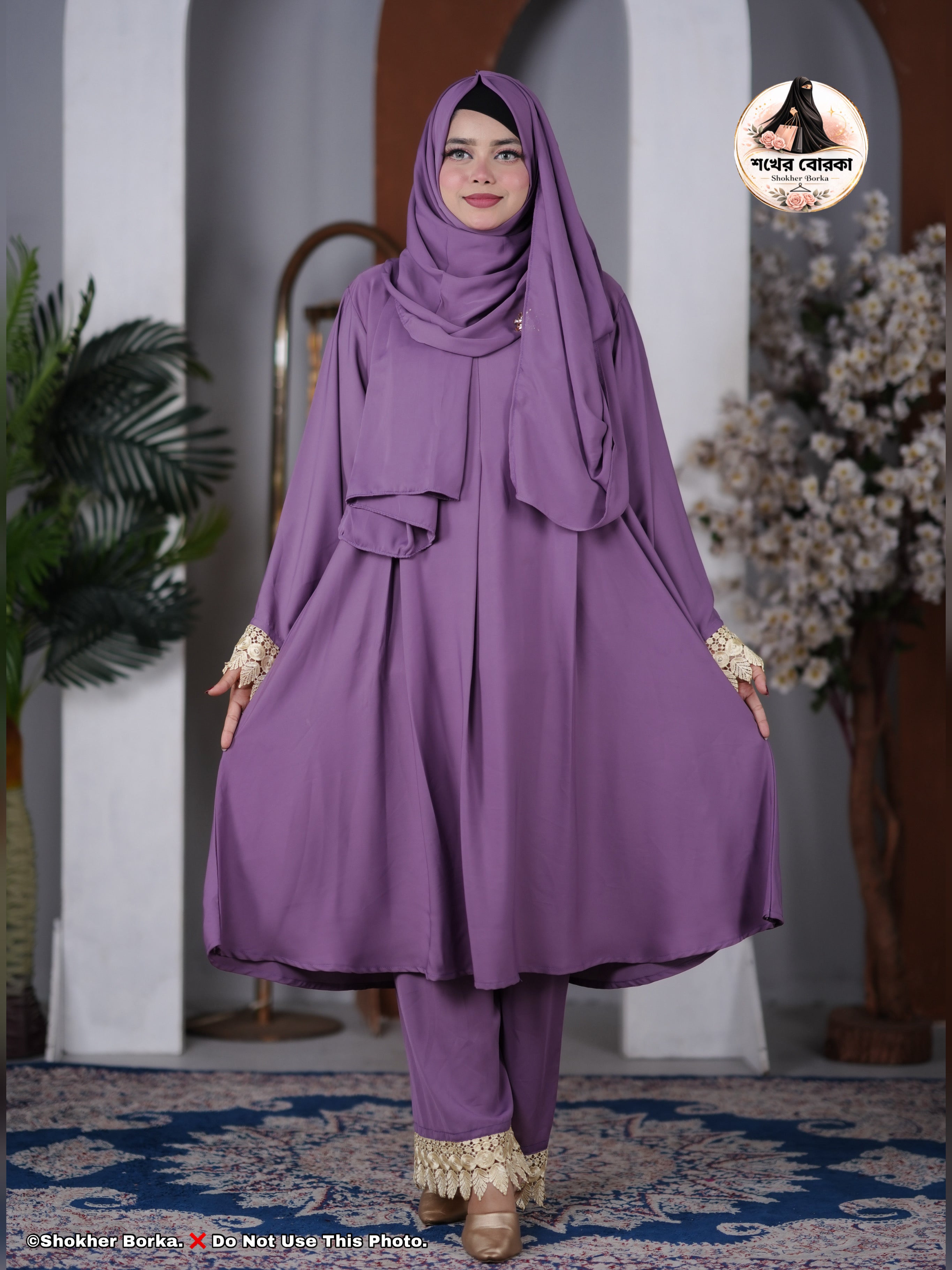 Beauty Co-ord Set ( Lavender )
