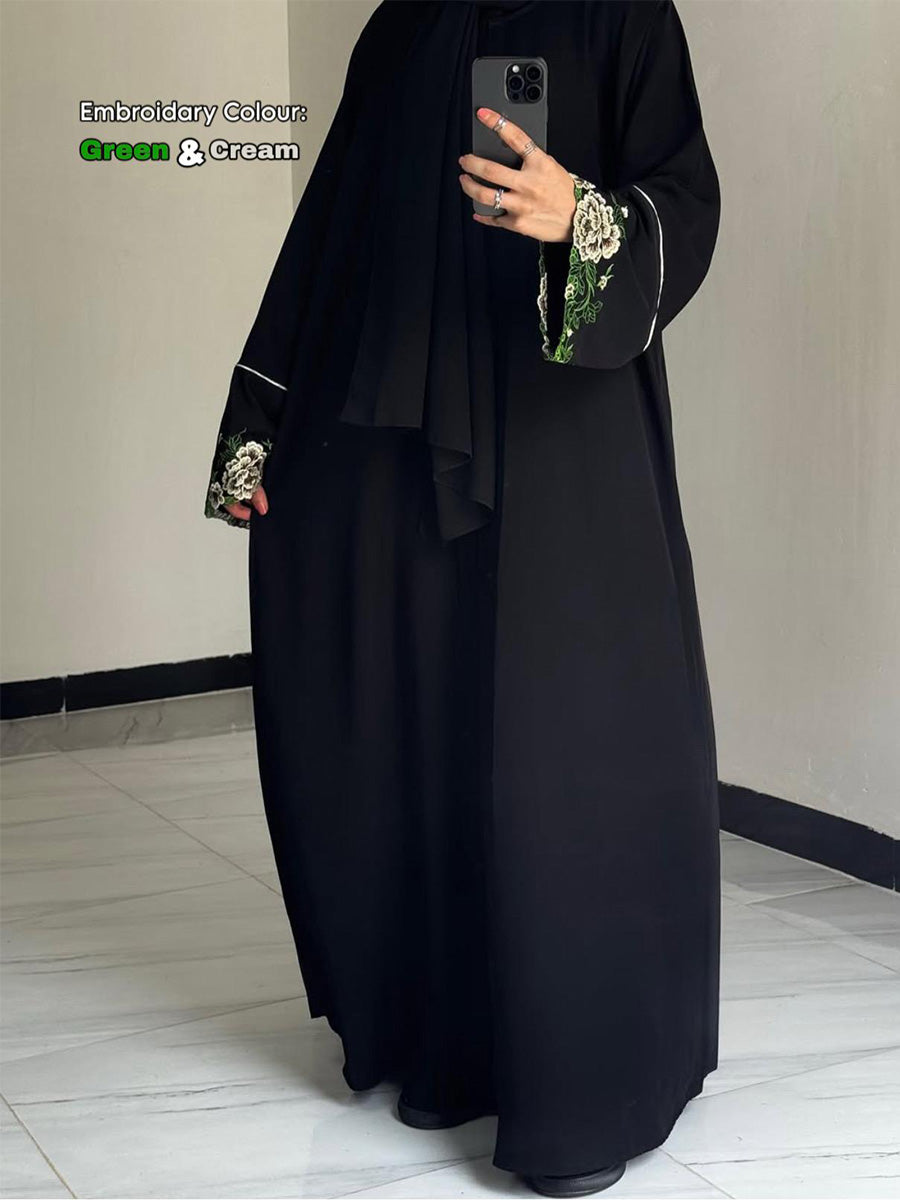 Rosaya Borka ( Green & Cream )