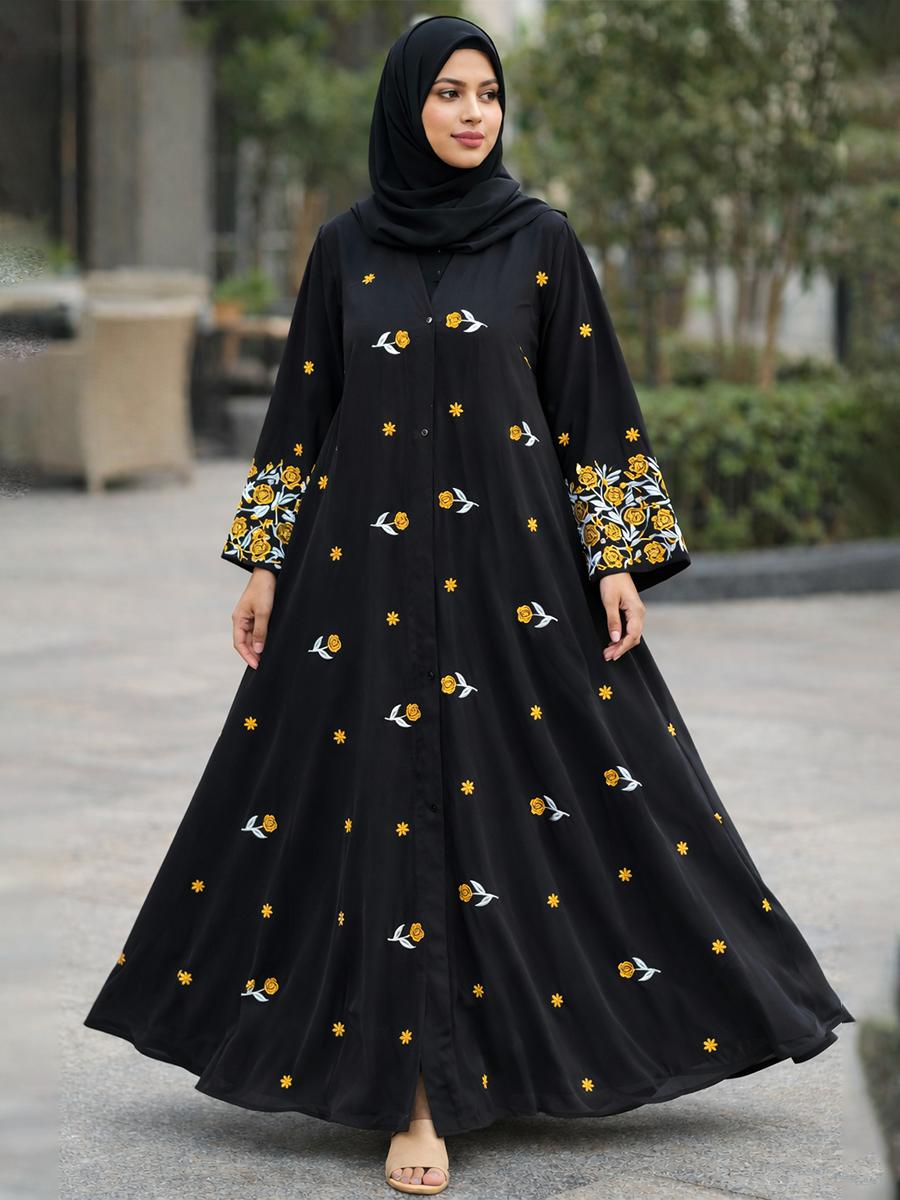 Golap Embroidary Abaya