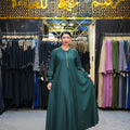 Amira Stone Abaya ( Seagreen )