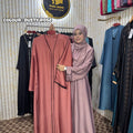 Moonlight Abaya ( Dusty Rose )