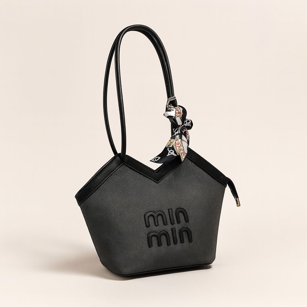 Min Tote Bag ( Black )