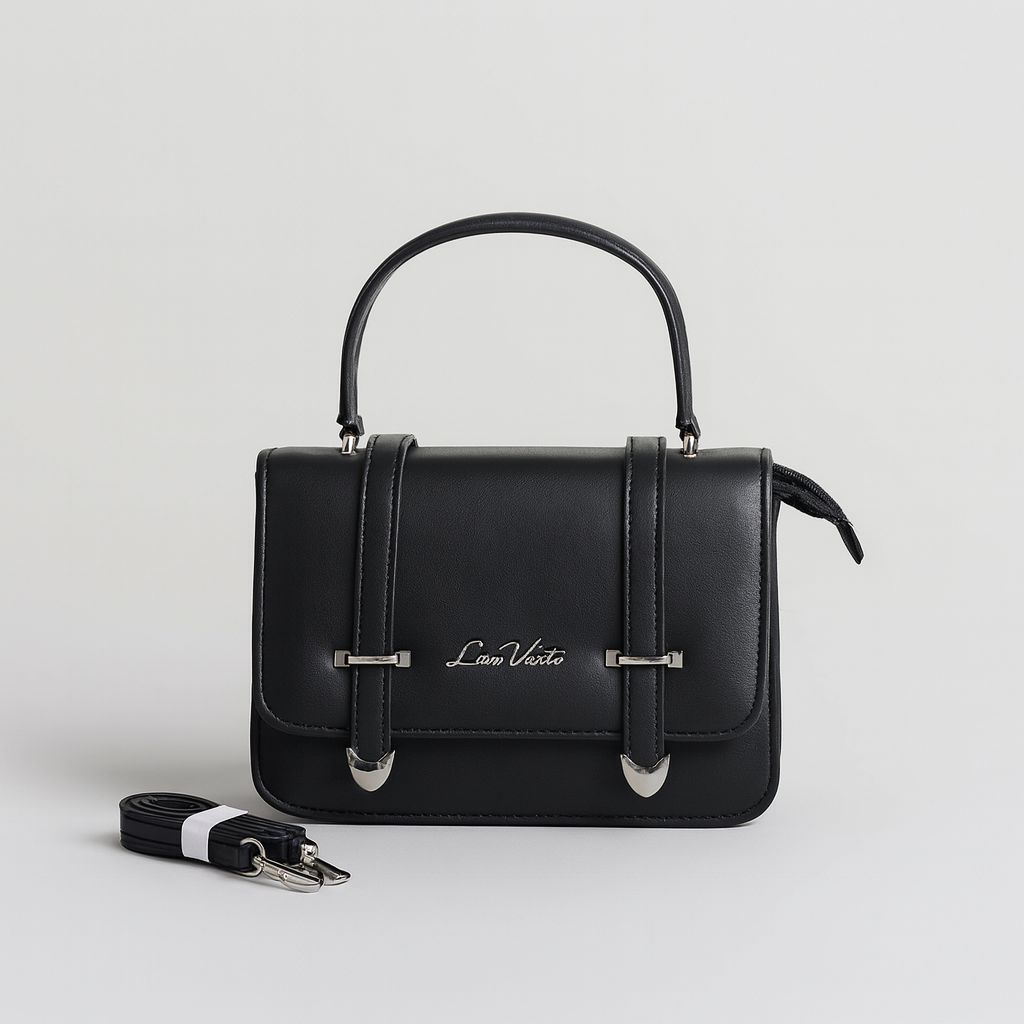 Hand Bag L V Mini ( Black )