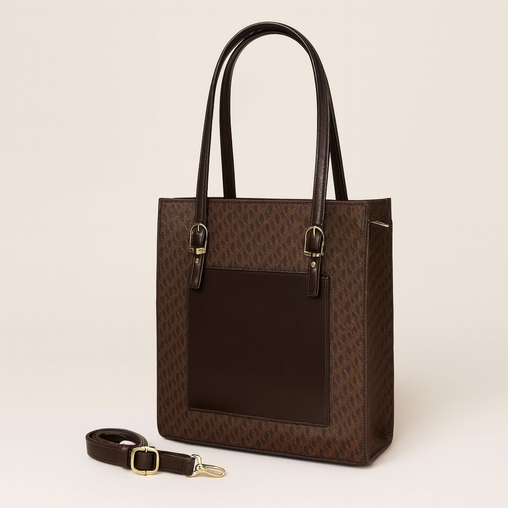 Ladies Tote Bag MkL ( Chocolate )
