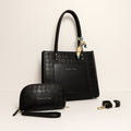 Tote Bag & Purse Combo ( Black )