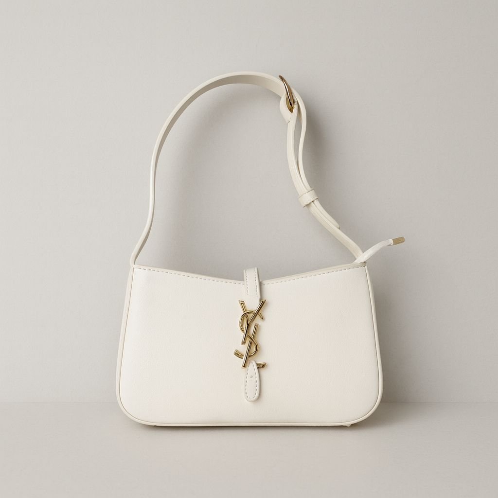 Trendy Hand Bag ( White )
