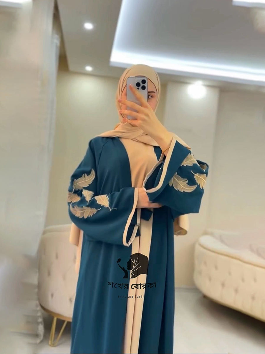 Palok Embroidary Borka (Seagreen )