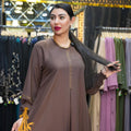 Amira Stone Abaya ( Coffee )