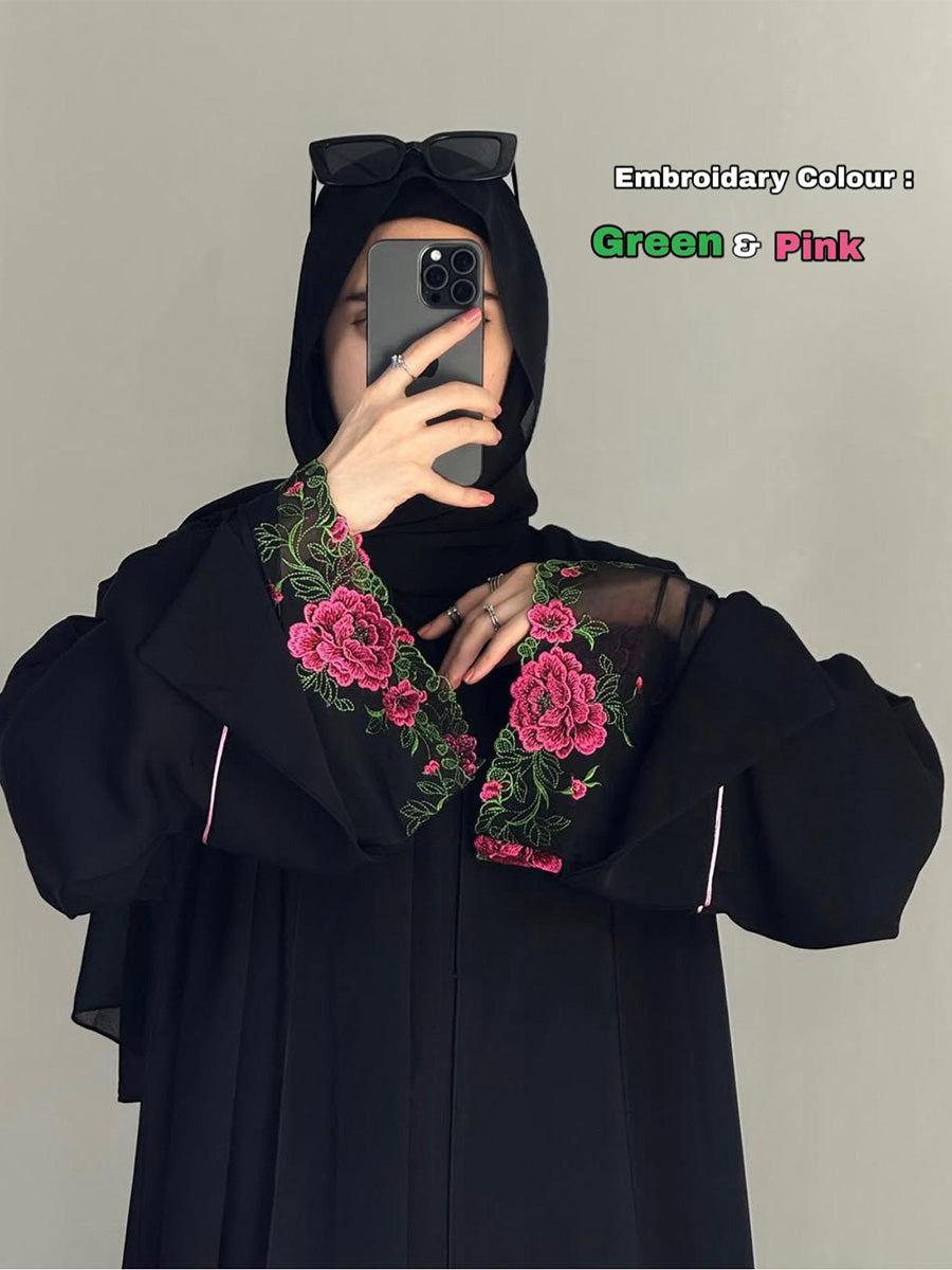 Rosaya Borka ( Green & Pink )